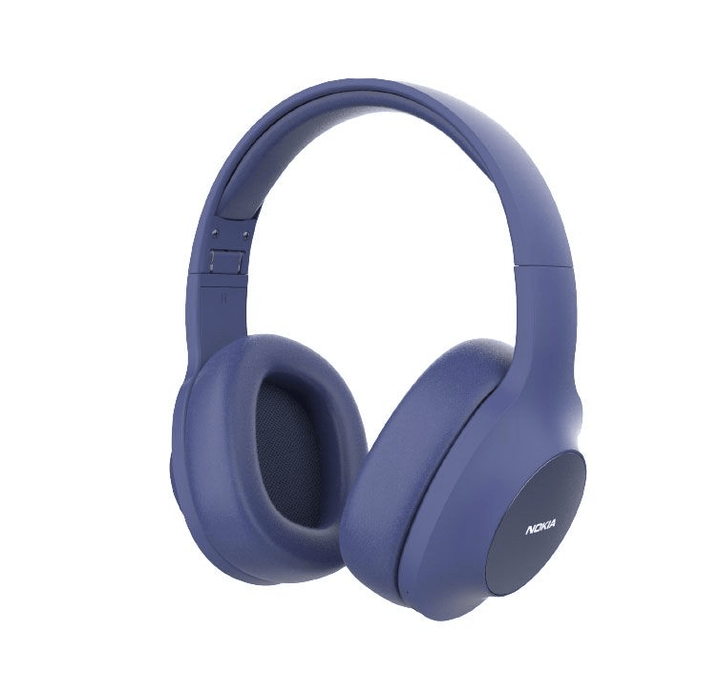 Nokia Essential Wireless Bluetooth V5.0 Headphones E1200 - Blue - Brand New