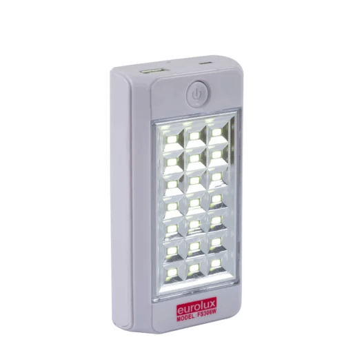 Eurolux - LED Rechargeable Emergency Light 5W - FS306W - Brand New