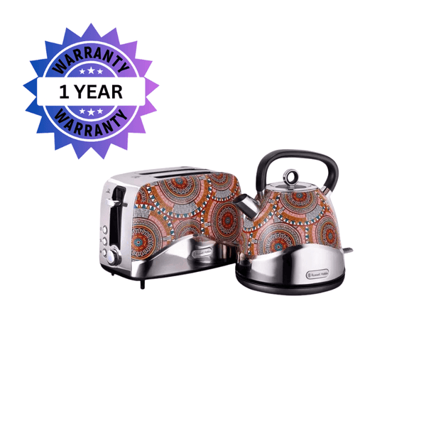 Russell Hobbs African Pack - Kettle and Toaster - 9902070304570 - Brand New Damaged Box