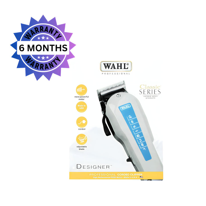 Wahl Designer 6 Corded Hair Clipper Kit - WC8357-100 - Grade A Certified Pre Owned