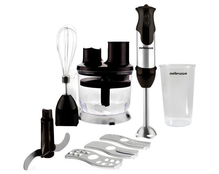 Mellerware Robot 800 800W Stick Blender - Stainless Steel / Black - 85800 - Brrand New Damaged Packaging